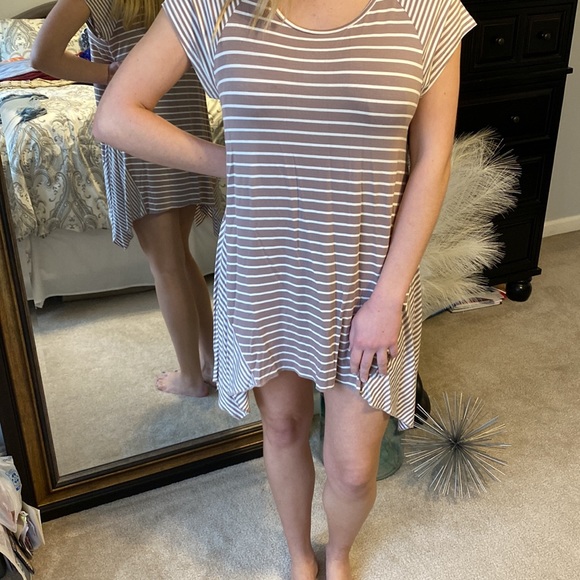 Soft Striped Knit Dress or Coverup - Picture 5 of 10